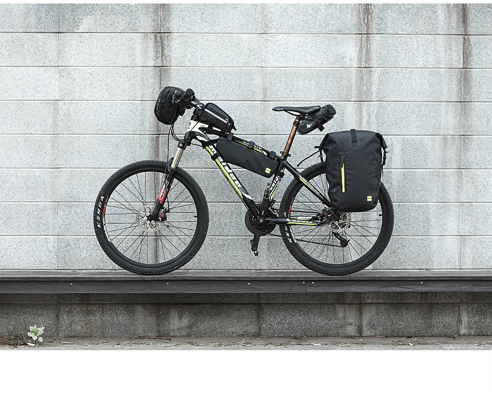 Cheap 25L-27L Waterproof Bike Bag MTB Road Bike Bicycle Rear Rack Pannier Bag Cycling Rear Seat Bag Shoulder Bag Bike Accessories 61