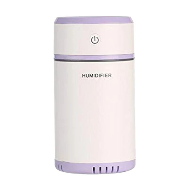 Purple USB Humidifier Creative Pull Humidifier Car Air Purification Mini Humidifier Appliance Gifts - Цвет: Purple