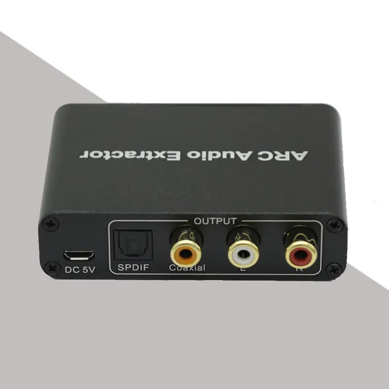 

HDMI ARC Audio Converter 192KHz Aluminum ARC Audio Adapter HDMI to RCA Optical 3.5mm Jack Digial to Analog HDMI Audio Extractor