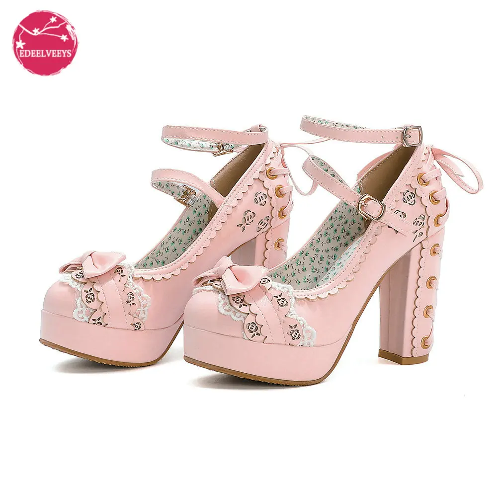 High Heels Platform Lolita Shoes Cute 