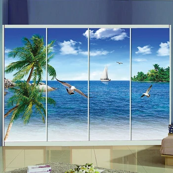 

Customized window stickers sliding door stickers Bathroom glass film Decorative stickers Furniture wardrobe renovation stickers
