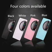 10000 мАч для iphone 11 pro xiaomi mi9 se Powerbank Быстрая Зарядка Внешний аккумулятор светодиодный ЖК-дисплей портативное зарядное устройство