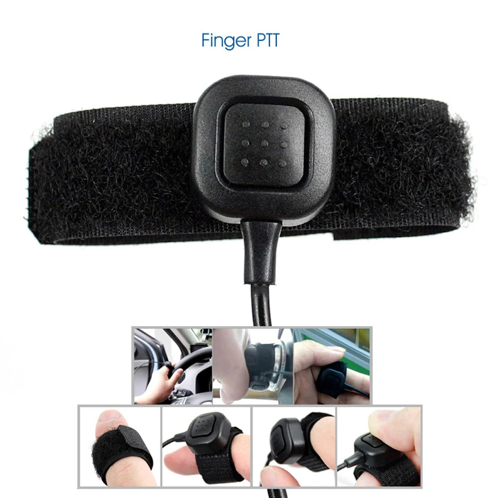 Microfone de Controle de Garganta Telescópica Fone Ouvido Mic para Motorola Ht1000 Xts1500 Xts2500 Xts3000 Xts3500 Mt2000 Walkie Talkie Rádios - Image 4
