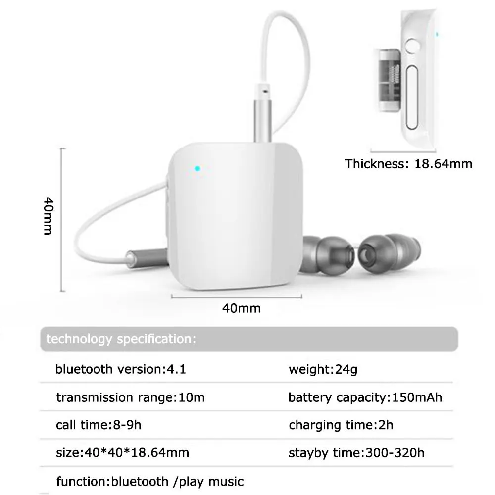 Bluetooth Earphone Pro Wireless Sport Headset Auriculares Cordless Headphone Casque Music for bluetooth 4 1 car adapter