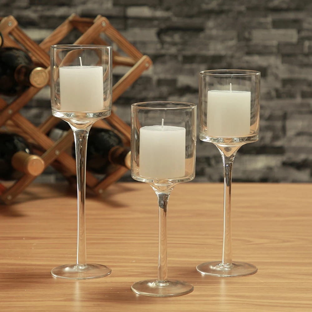 ガラス燭台 キャンドルホルダー キャンドルホルダー ガラス燭台 Crystal Candle Holder Candle Holderscandle Holders For Wedding Aliexpress