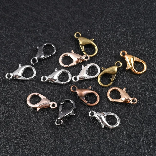 PACK of 10x5mm Alloy Lobster Claw Clasp, Golden Color Metal, Pack of Lobster  Claw Clasps, Standard Clasps, Gold Metal Findings 