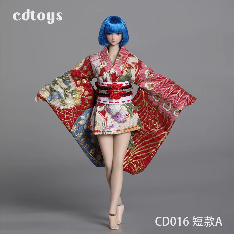 Details about   CDtoys 1:12 CD016 Japanese Kimono Clothes Fit 6" Female Tbleague PH Figure Body