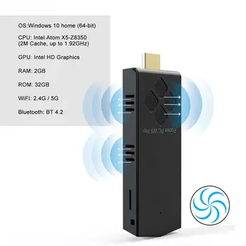 

Mini Cooler Stick Computer Quad Core BT 4.2 Fanless WIFI DDR3 EMMC PC Stick Cooling Z8350 For Windows 10 cooling accessories