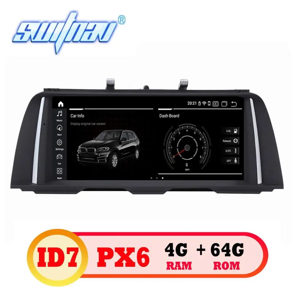 Android 9 0 ID7 4g 64g Автомобильный DVD для BMW 5 серии F10/F11 оригинальная CIC/NBT система стерео