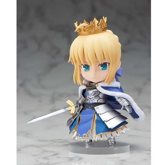 Японское аниме 10 см Q версия Fate Stay Night Saber nero Alter Pendragon ПВХ экшн фигурка Модель