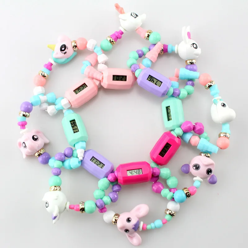 

Handmade Creative DIY Children Bead Toy Twisty Petz Educational Joint Pet Magic Love Watch