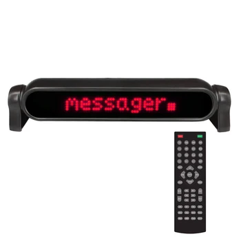 

42CM 12v LED Car Sign Remote Control Motorcycle Support the Spanish English Arabic Russian display Programmable Message Diy kit