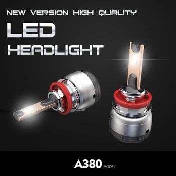 

1set*New A380 Car Led Headlight Bulb 3600lm High power Auto Lighting System H4 H7