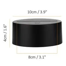 Сенсорный переключатель современный черный usb-кабель пульт дистанционного управления ночник акриловый 3D светодиодный ночник в сборе База 1 шт