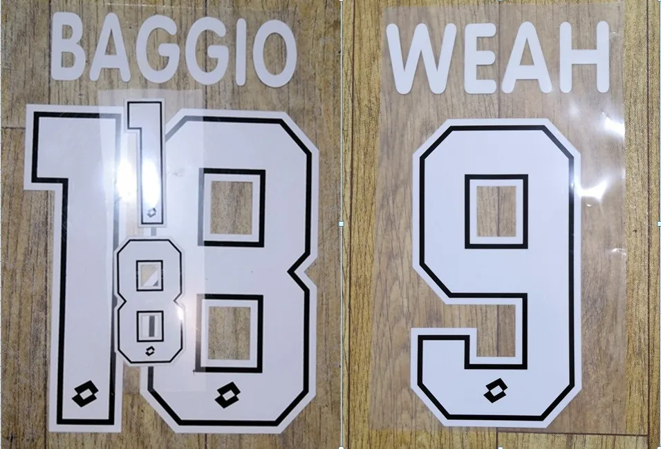 Retro1995 1997 home BAGGIO WEAH nameset патч значок|Заплатки| |