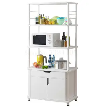 

Kitchen Storage Rack Microwave Oven Seasoning Rack Multi-layer Multi-functional Storage Storage Floor Type Space Saving