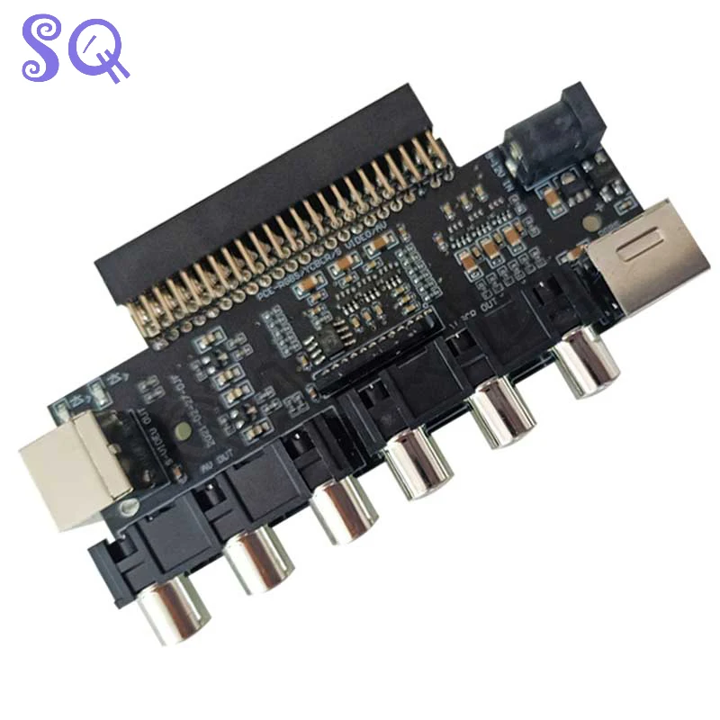 Преобразователь сигнала аудио и видео для SCART/RGBS/компонент/S-VIEO/CBVS Выходная