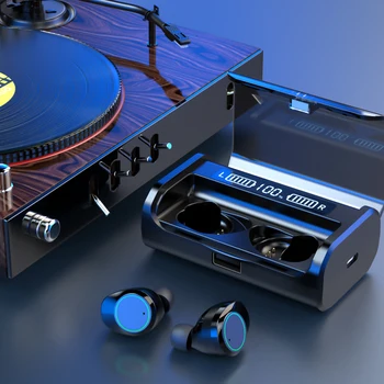 

G06 LED Power Display Bluetooth Earphone TWS Stereo Business Bluetooth Headset Wireless Earbuds With 4000mAh Charge Box