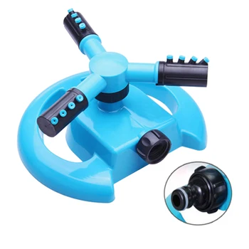 

Outdoor Lawn Sprinkler 360 Degree Automatic Rotating Portable Lawn Sprinkler Adjustable Gardening Irrigation Supplies-Water Up T