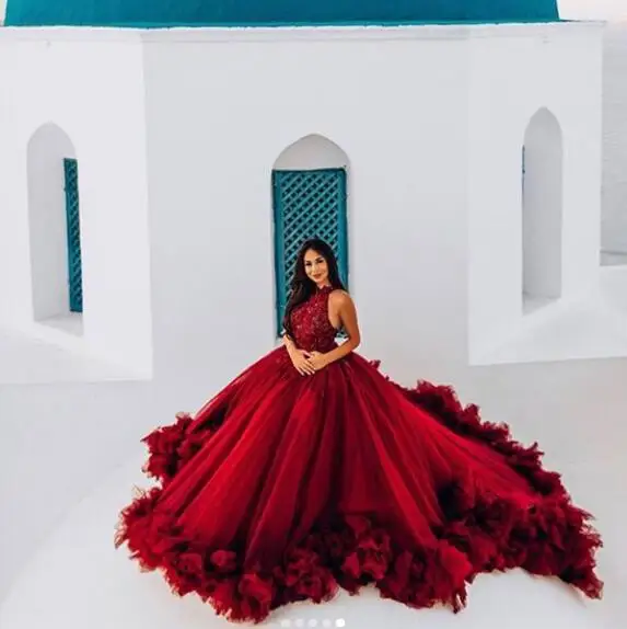 Пышное свадебное платье с оборками, Vestido De noche, свадебные платья на заказ, вечерние платья Avondjurk Abito da sera