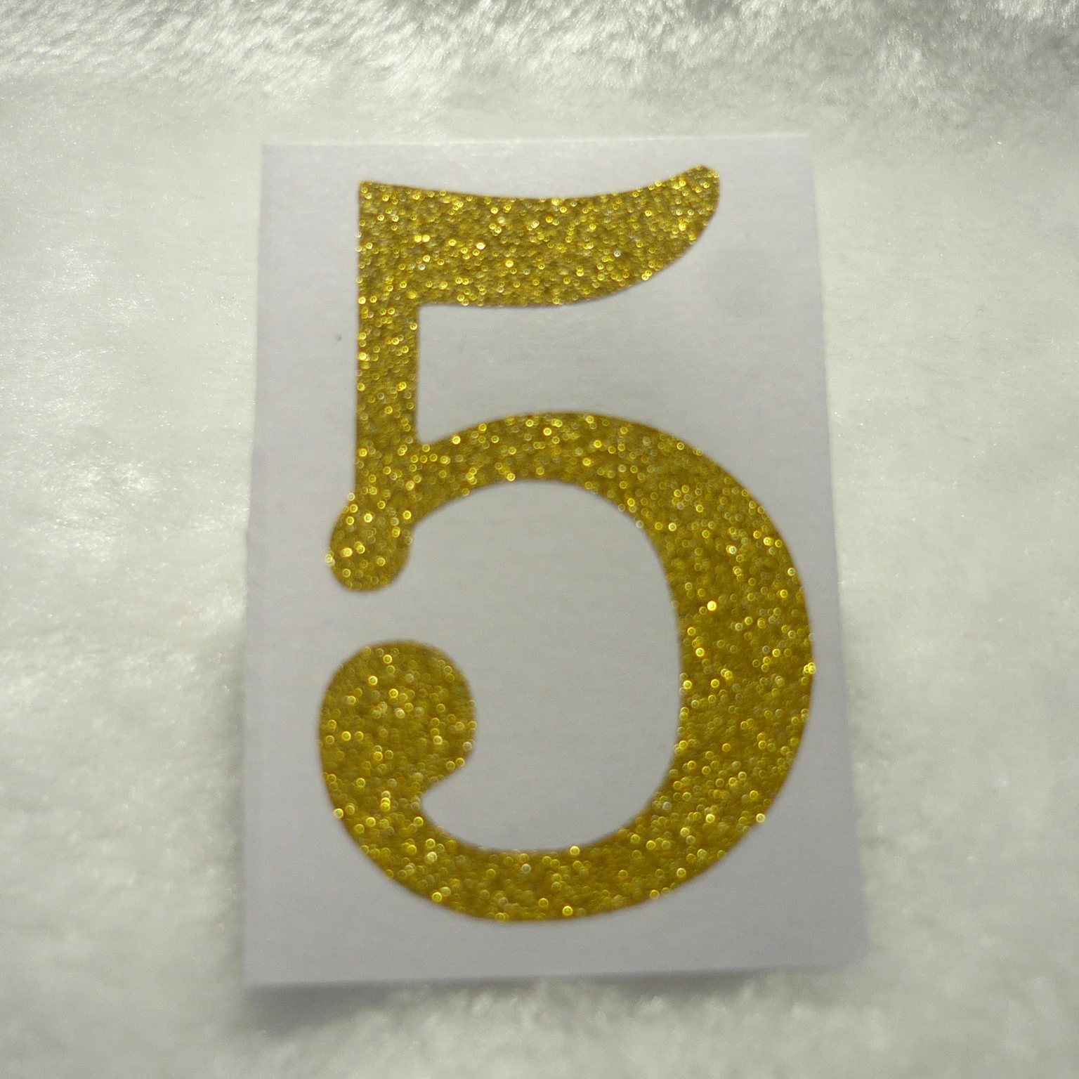 2 дюйма Золотой блестящий номер &quot5" наклейки декоративный номер|sticker round|stickers