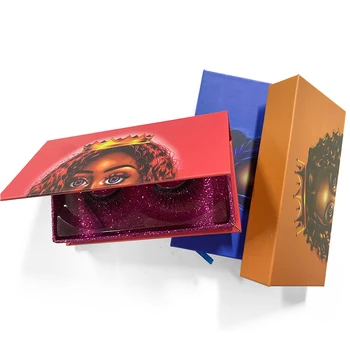 

Wholeasle box False Magnetic eyelashes handmade thick False Eyelashes Extension Sexy Natural Soft Mink Eyelashes