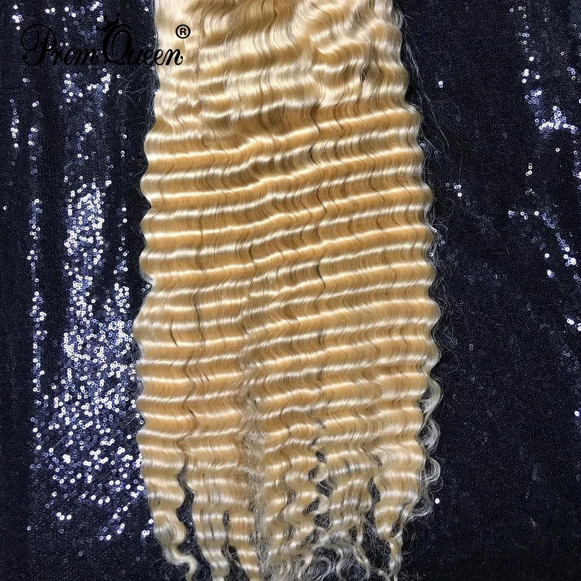 613 медовые светлые малазийские кудрявые волосы кружевные передние человеческие волосы парики для черных женщин глубокая волна кружева передние al парики с детскими волосами