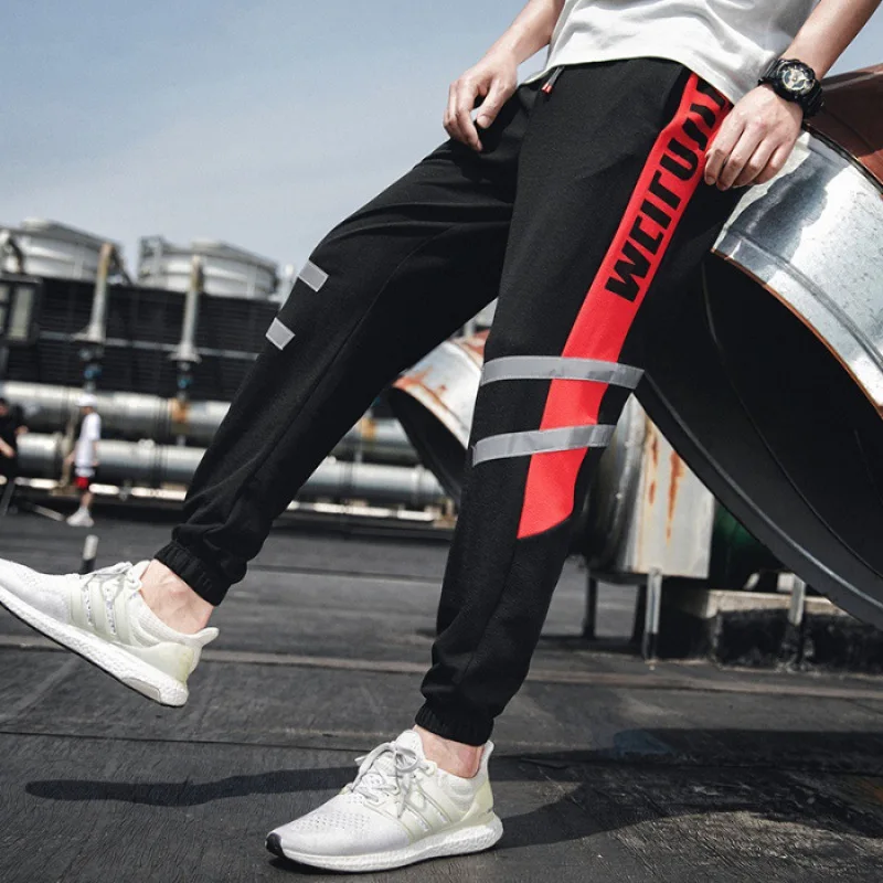 

MEN'S Trousers Korean-style Versatile Casual Pants Fashion Teenager Slim Fit Pants Athletic Pants Spring And Autumn Students Ank