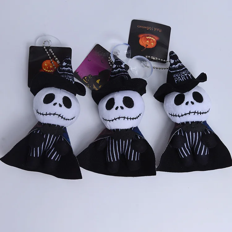 

20pcs New Jack plush stuff action figure doll.12cm magic hat Jack skeleton The nightmare before christmas pumpkin king toy