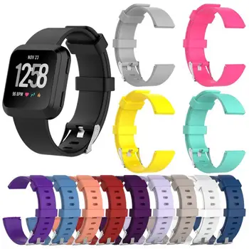 

Colorful Smart Bracelet Wristband For Versa Lite/Versa Smart Watch 2nd Generation Glossy Silicone Strap TXTB1