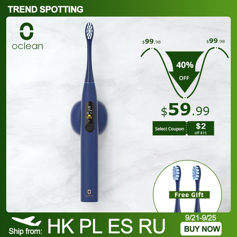 Global Version Oclean X Pro Sonic Electric Toothbrush Adult IPX7 2-in-1 Charger Holder Color Touch Screen Toothbrush Fast Charge Global Version Oclean X Pro Sonic Electric Toothbrush Adult IPX7 2-in-1 Charger Holder Color Touch Screen Toothbrush Fast Charge