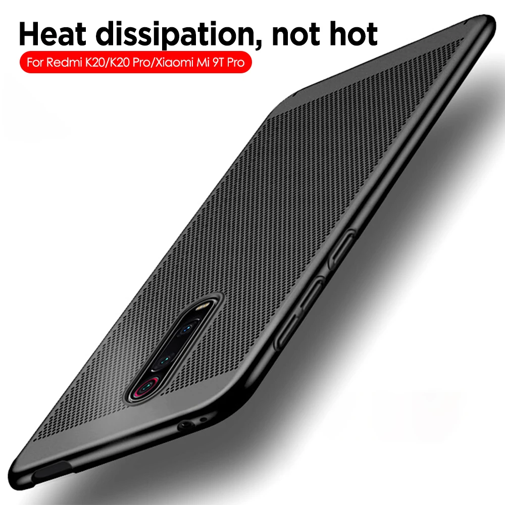 Теплоотвод чехол для Xiaomi Redmi 7 7A Note 6 Pro 6A K20 ультра тонкий жесткий PC задняя крышка Mi9t