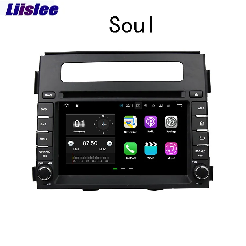 Liislee Android автомобильный навигатор GPS для Kia Soul 2011 ~ 2012 Аудио Видео Радио HD сенсорный