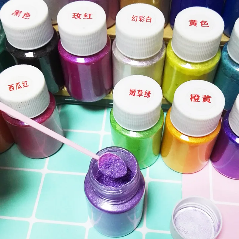 

Self-Mermaid Slime Do Crystal Mud of Pearl Powder Large Bottle a Set Shimmering Powder Pigment for Making Ji Filling Material