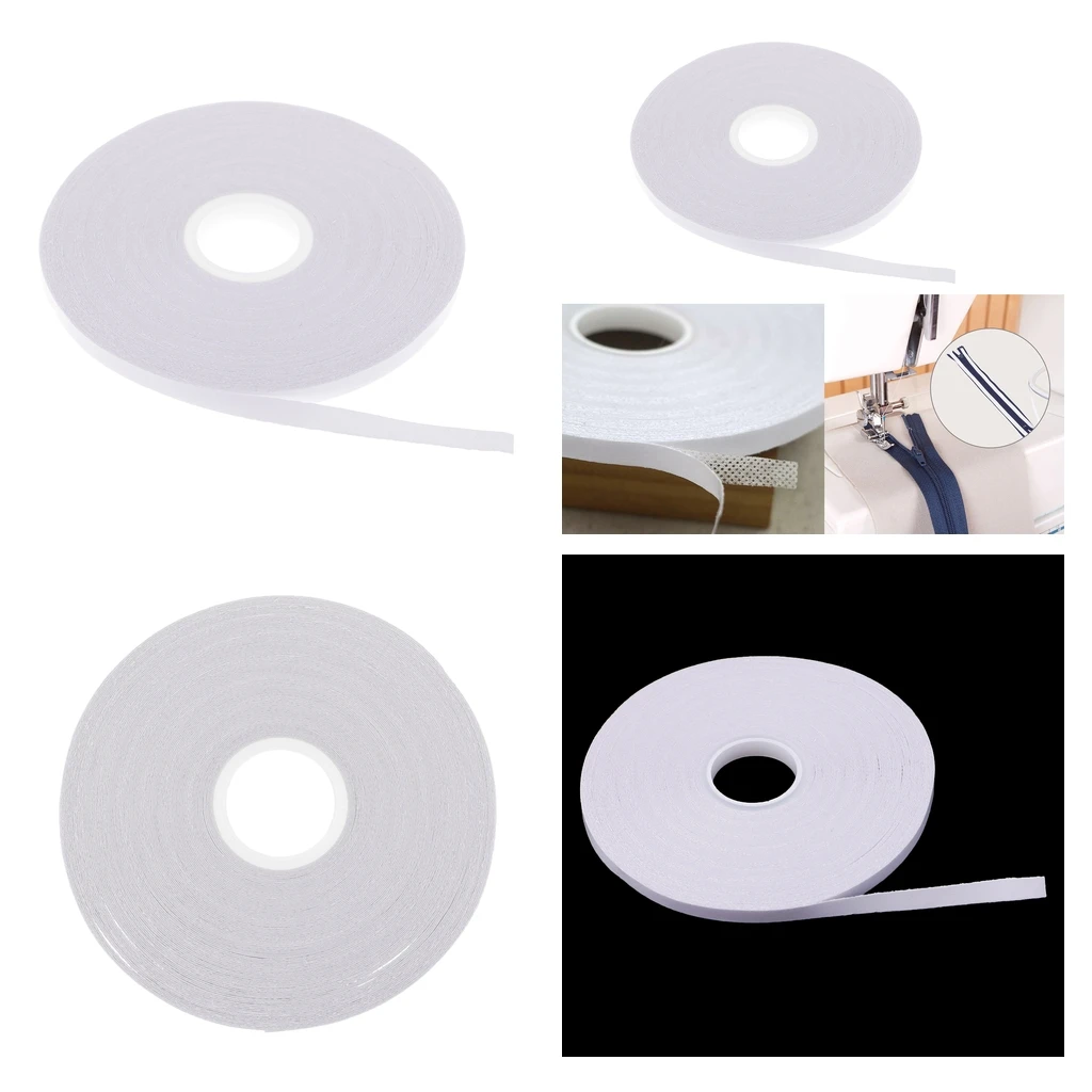 Water Soluble Double Sided Adhesive Tape 50 Meters Fabric 1/1.5/2/2.5cm