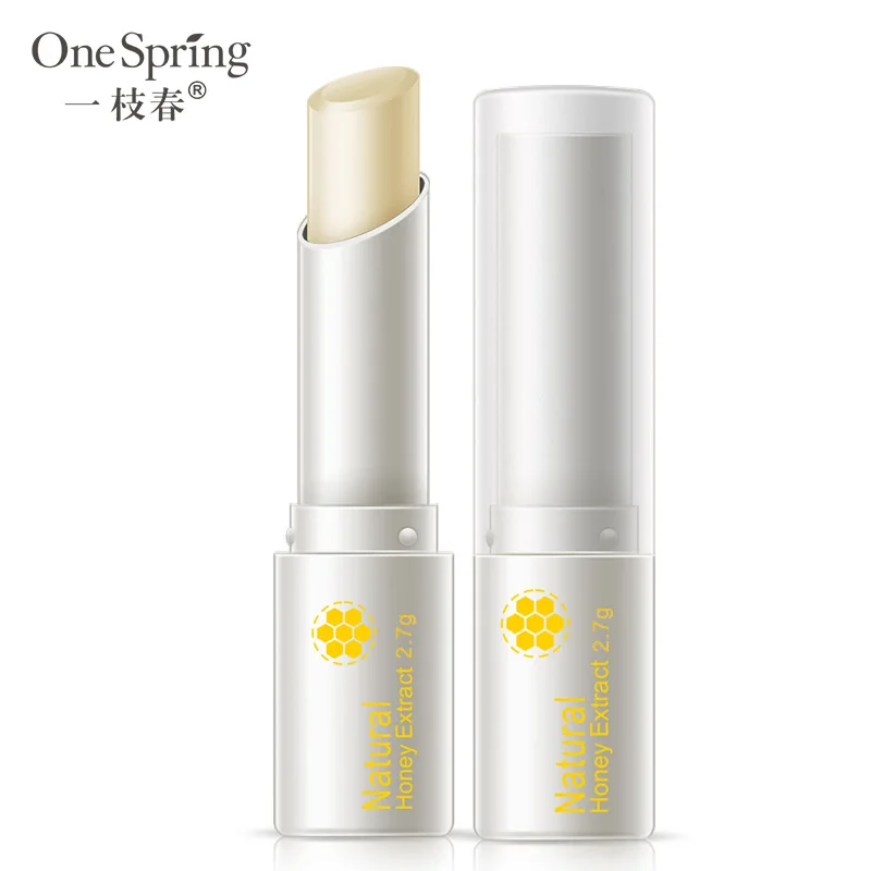 

One Spring Honey Lip Balm Plant Lip Care Hydrating Moisturizing Fade Natural Protect Nourish Cosmetics Winter Long Lasting TSLM1