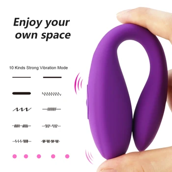Panties Wireless Remote Control Clit Vibrator Quiet Dual Motor U Shape G Spot Vibrator Stimulation Sex Toy for Women Couple Play 2