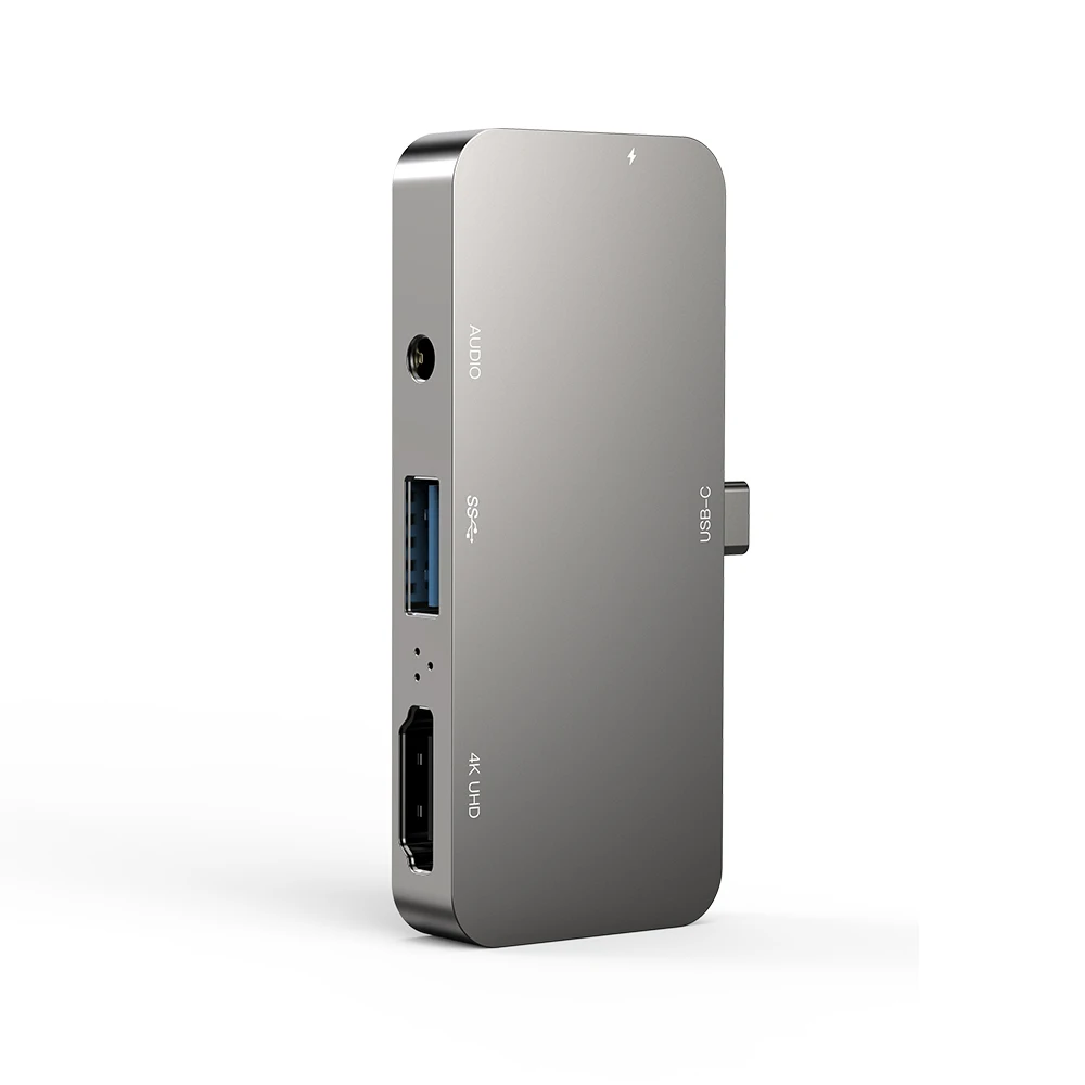 Space Grey Type C концентратор USB C концентратор с 4K HDMI USB 3,1 PD Зарядка для Macbook Pro Dell XPS 13 15 Lenove ThinkPad YOGA nintendo Switch - Цвет: Space Grey