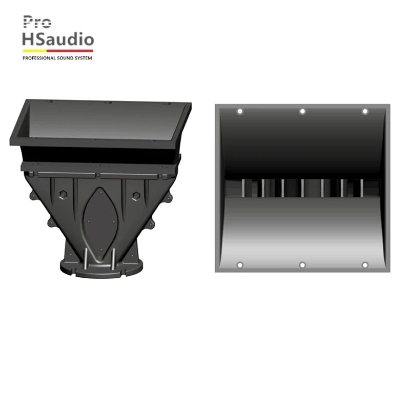 

ProHSaudio HS 5918 Size 240 x 220 x 230 MM 1.4 Inch Throat For Line Array Horn Manufacturers Supply Speaker Accessories