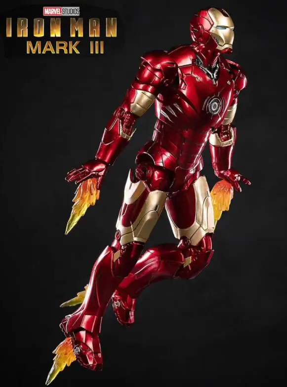 Zd Genuine Ironman Mk1 Mk2 Mk3 Mk4 Mk5 Mk6 Mk7 Mk42 Mk43 And Garage  Articulated Figure Toys - Aliexpress