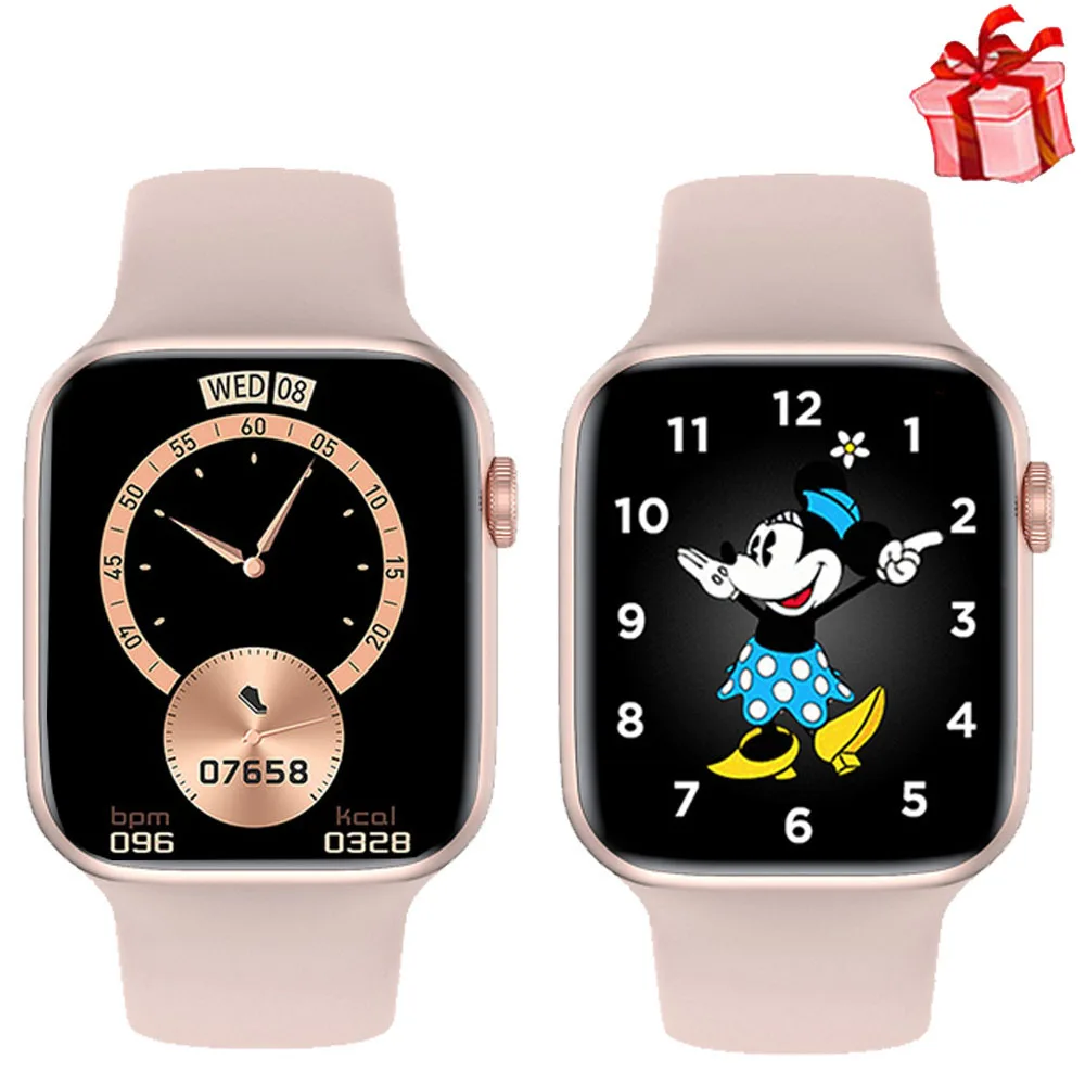 2021 IWO 13 PRO Watch 7 T500 Smart Watch Series 7 DIY Dials Heart Rate BT Call Men Women Sport Smart Watch PK X8MAX HW22 W46 W37 