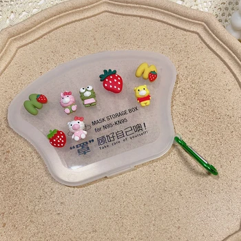 

Mask Storage Box To Store Masks Box Holder Portable Mask Folding Storage Box Creative Plastic Box To Store Masks Home Cartoon