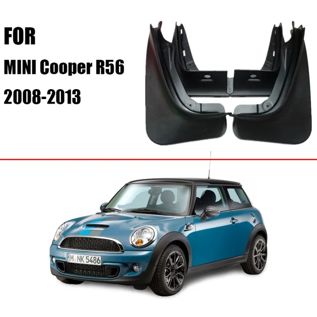 For Mini Cooper R56 20082013 coopers Mud Flaps Mudguards Splash Guards Mudflaps Car Fenders