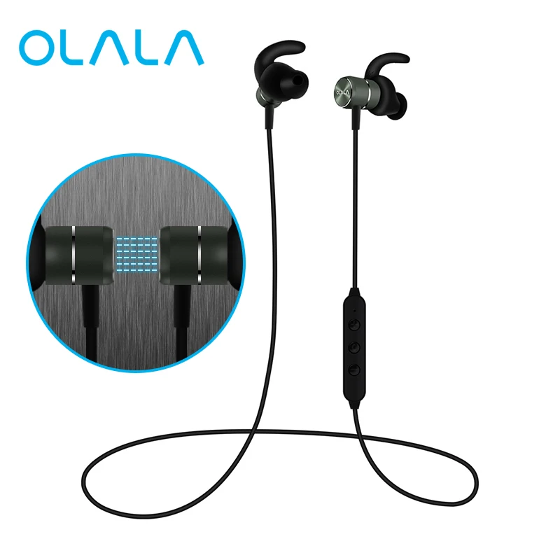 Bluetooth беспроводные наушники магнитные спортивные с защитой от пота CVC6