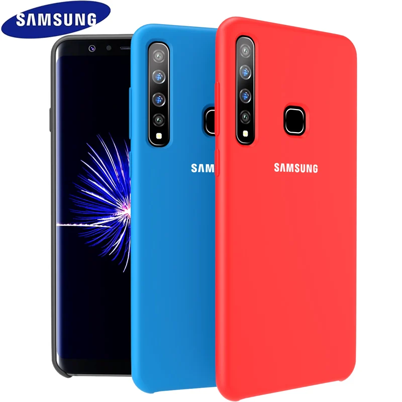 

SAMSUNG A9 2018 Case Official Original Silicone Soft Genuine Cover Samsung Galaxy A5 A6 A8 Plus A7 A9 2018 A750 A70 A50 Case