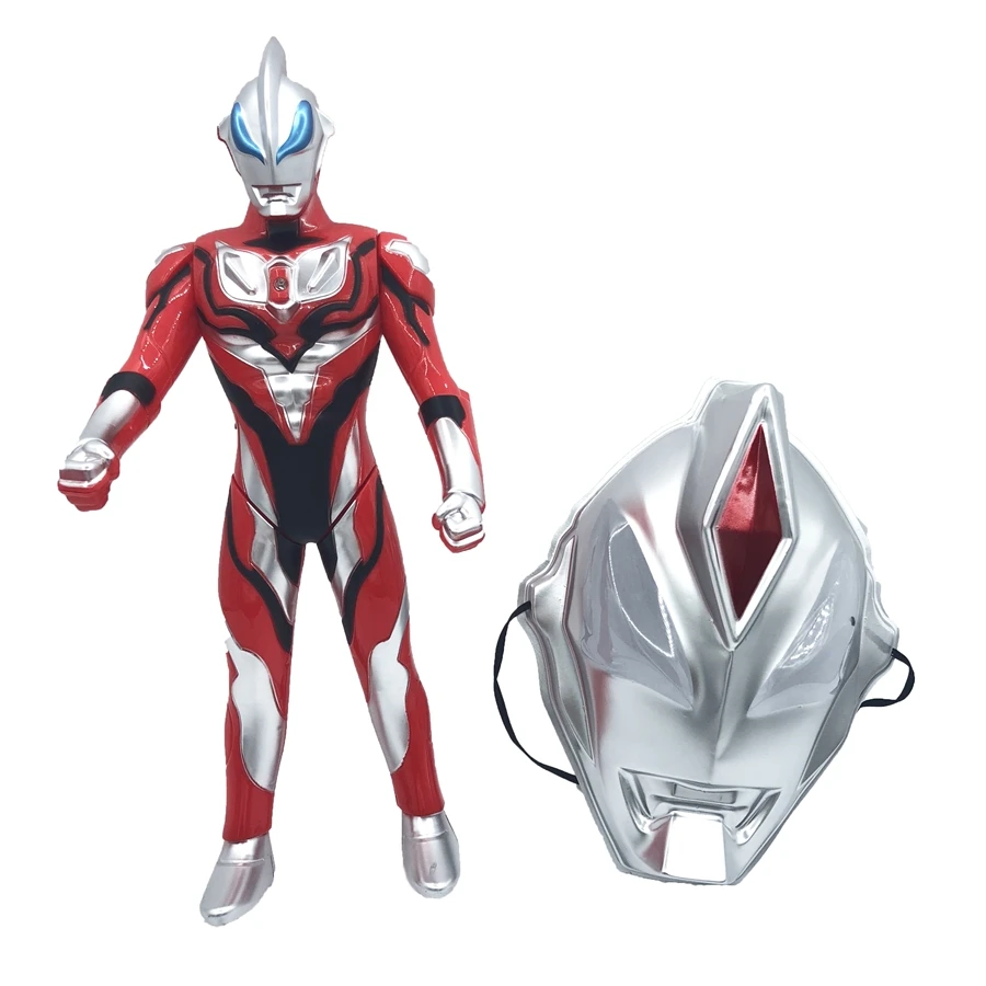

Super Hero Kit Wearable Mask Toy Animation Model Movable Acousto-optic Toy with Light Robot Gift for Kids findit