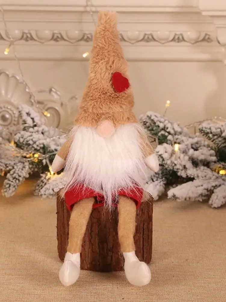1 Pcs Christmas Faceless Plush Doll Ornament Decoration For Children's Gift