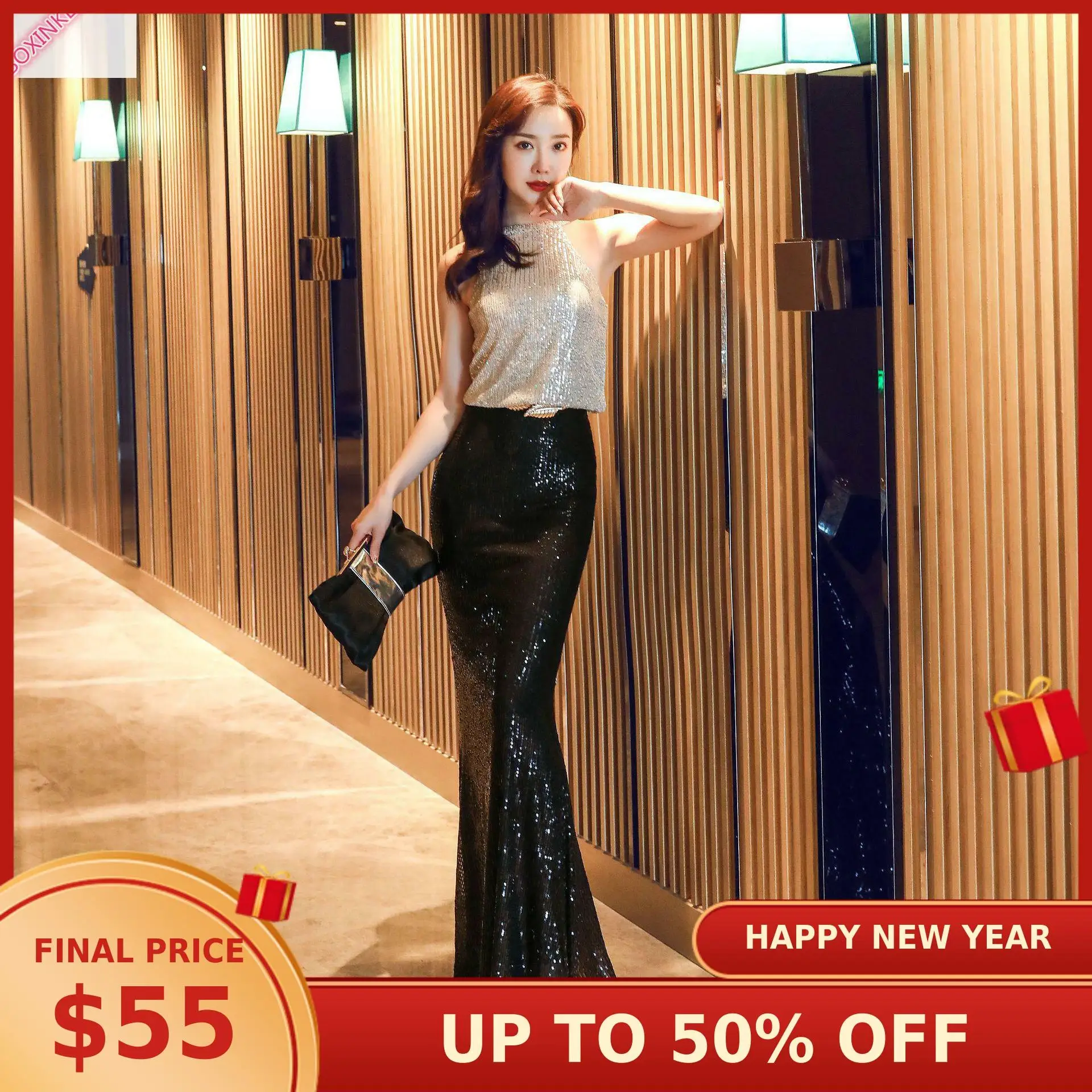 2019 Real Oekraïne Zanzea Vestido Longo Vrouwen Nieuwe High-Class Banket Elegante Sexy Lange Jurk Air Veld Koningin fishtail Slim 2019 Real Oekraïne Zanzea Vestido Longo Vrouwen Nieuwe High-Class Banket Elegante Sexy Lange Jurk Air Veld Koningin fishtail Slim