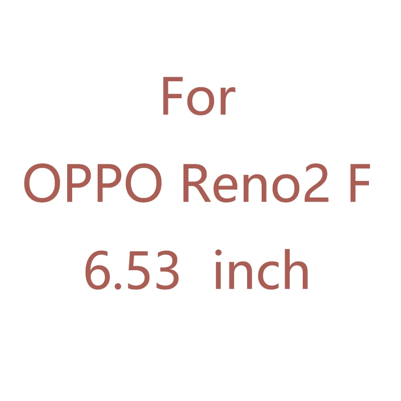 OPPO Reno протектор экрана OPPO Reno Z закаленное стекло OPPO Reno2 Z F Reno 2 2Z 2F стекло полное покрытие Защитная пленка для OPPO RenoZ RenoA Reno2 Reno2Z Reno2F cph79cph1989 CPH1945 CPH1951 CPH1907 - Цвет: Reno2 F