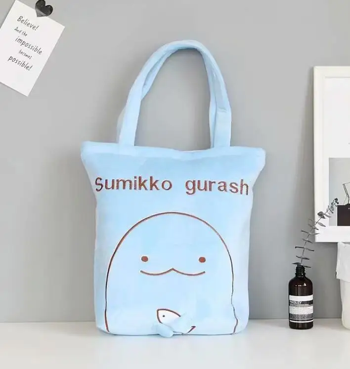 1 шт. милый мультфильм Sumikko guurashi Мода Аниме повседневная хозяйственная сумка сумки на плечо сумки плюшевые игрушки подарок